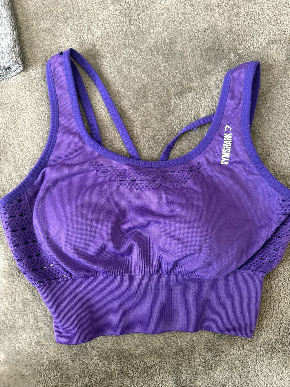 Gymshark Purple Sports Crop Top
